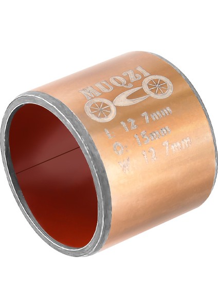 12,7X15 mm Tarzı Teflon Kaplama Bakır Dağ Bisikleti Arka Şok Du Kovanı Kol 12.mtb Dağ Bisikleti Arka Emici Göz Adaptörü (Yurt Dışından)