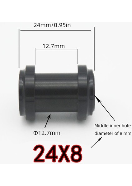 8MMX24MM Tarzı Mtb Bisiklet Arka Şok Emici Burç Alüminyum Alaşımlı Bushes Donanım Kiti Fox Rockshox Dağ Bisikleti Şok Emicileri Için (Yurt Dışından)