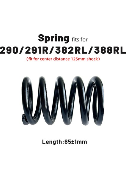 65MM-150LBS Tarzı Exa Form Arka Şok Emici 291R Yaylı Kindshock Dağ Bisikleti Elektrikli Scooter (Yurt Dışından)