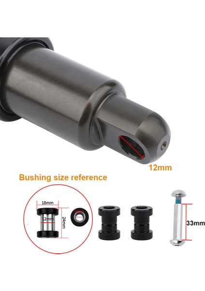 165 mm x 1000 Lbs Stili Meroca Bisiklet Arka Şok Emici mm Dağ Bisikleti Yağ Yaylı Şok Emici (Yurt Dışından) modelleri