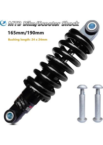 165 mm 100 Lbs Tarzı Dağ Bisikleti GS-121A, 100-150 Lbs Yaylı Arka Şok Emici Süspansiyon Amortisör (Yurt Dışından) fiyatları