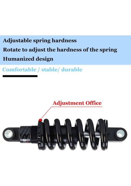 165 mm 100 Lbs Tarzı Dağ Bisikleti GS-121A, 100-150 Lbs Yaylı Arka Şok Emici Süspansiyon Amortisör (Yurt Dışından) indirimleri