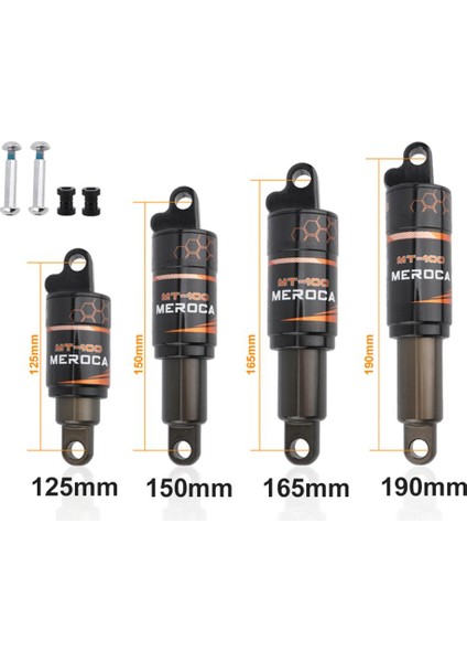 190MMX1000LBS Stili Dağ Bisikleti Aksesuarları Için Lbs Yağ Yay Şoklu Bisiklet Arka Amortisör - Mtb Için Bisiklet Arka Amortisörü (Yurt Dışından) fiyatları
