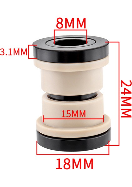 32MM Tarzı Mtb Dh Bisiklet Arka Amortisör Du Bushing Kiti Fox Rockshox Için mm Dağ Bisikleti Genişlik Şok Emici Bisiklet Parçaları (Yurt Dışından) indirimleri