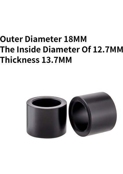 12,7-13,7 mm Stili Muqzı Arka Şok Bush Gasket Du Bushing Onarım Parçaları Mtb Bisiklet Arka Süspansiyon Spacer Şok Emici Yıkayıcı (Yurt Dışından)