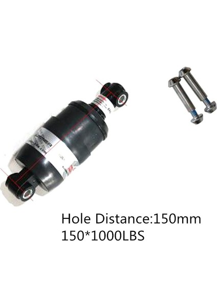 150MM Tarzı 1000LBSIN*MM Bisiklet Arka Şok Emici Dağ Bisikleti Katlanır Bisiklet Elektrikli Bisiklet Şok Emici BZR001 (Yurt Dışından)