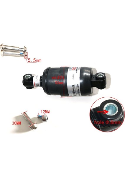 150MM Tarzı 1000LBSIN*MM Bisiklet Arka Şok Emici Dağ Bisikleti Katlanır Bisiklet Elektrikli Bisiklet Şok Emici BZR001 (Yurt Dışından) indirimleri