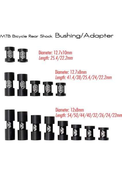 12,7X10X25,4 mm Tarzı 15 Model Dağ Bisikleti Arka Şok Adaptör Eğilim Noktası Burç Al Tam Süspansiyonlu Mtb Bisiklet Arka Emiciler Burçlama (Yurt Dışından)