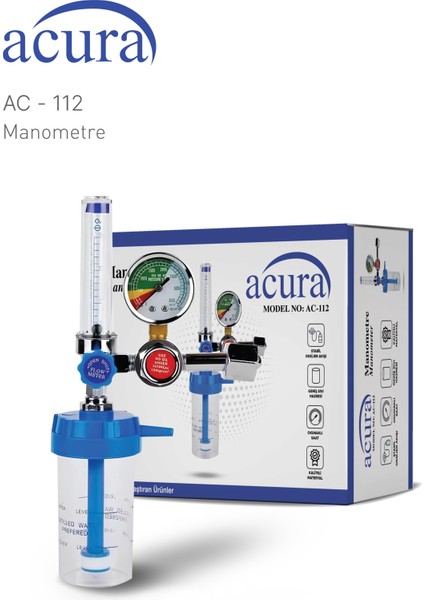 AC-112 Medikal Oksijen Regulatörü