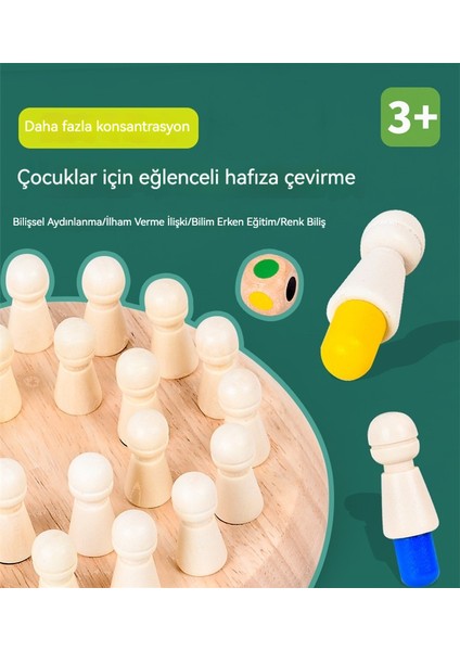 Renk Bellek Satranç Çocuk Konsantrasyon Eğitimi Eğitici Oyuncaklar Ebeveyn-Çocuk Etkileşimli (Yurt Dışından) fiyatları
