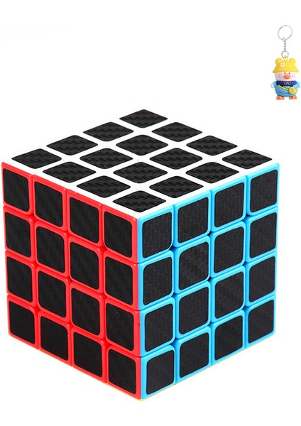 Şeytani Alan Iki, Üç, Dört ve Beşinci Seviye Karbon Fiber Dönen Rubik Küpü Buzlu Piramit Özel Şekilli Oyuncak Seti (Yurt Dışından)