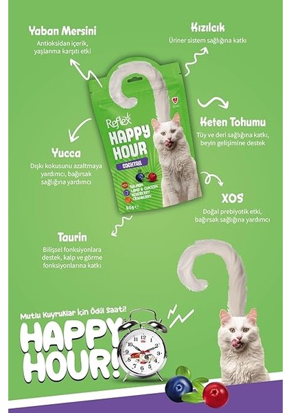 Reflex Happy Hour Cocktail Kedi Ödül Maması 60GR fiyatları