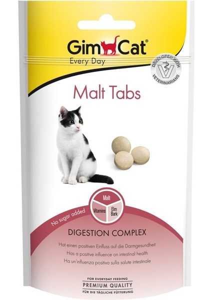 Gimcat Malt Tabs Kedi Ödül Tableti 40GR