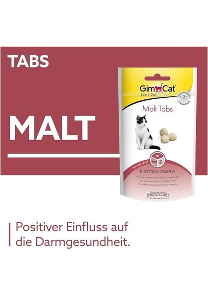 Gimcat Malt Tabs Kedi Ödül Tableti 40GR