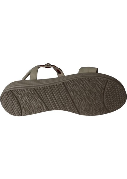 Yazkış Kadın Siyah Ten Cilt Tek Bantlı Üzeri ve Bileği Taşlı 4cm Arkası Lastikli Kalın Taban Sandale fırsatları