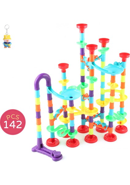 142PCS Çocuk Ejeksiyon Top Parça Yapıtaşları Oyuncaklar Çeşitli Dıy Montaj Yapıtaşları Cennet Eğitici Oyuncaklar (Yurt Dışından)