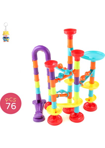 76PCS Çocuk Ejeksiyon Top Parça Yapıtaşları Oyuncaklarçeşitli Dıy Montaj Yapıtaşları Cennet Eğitici Oyuncaklar (Yurt Dışından)