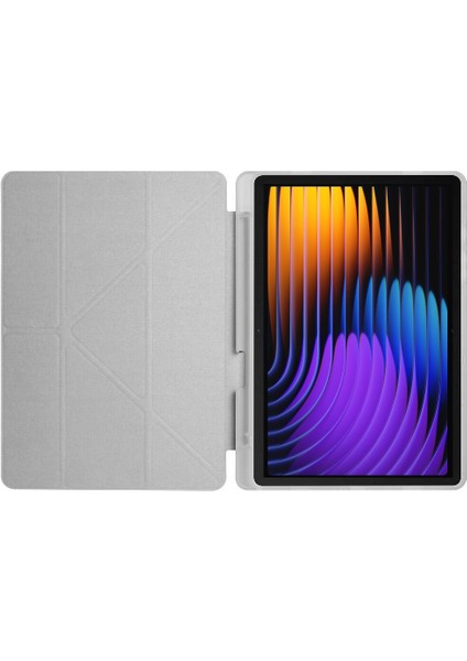 Xiaomi Pad 7 Pro / Pad 7 Uyumlu Kılıf Kalem Bölmeli Standlı Kılıf + Ekran Koruyucu + Kalem 3'lü Set fiyatları