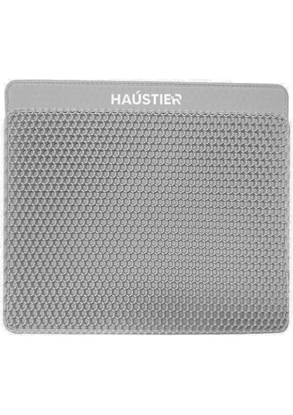 Haustier Kedi Tuvaleti Paspası, Otomatik Kedi Tuvaleti Önü Elekli Kedi Kumu Paspası (50 x 45CM)