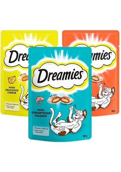 Dreamies Kedi Ödül Maması Karışık Paket 6X60GR modelleri