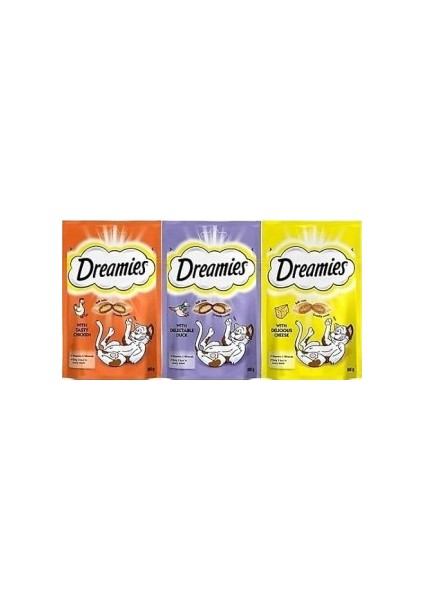 Dreamies Kedi Ödül Maması Karışık Paket 6X60GR fırsatları