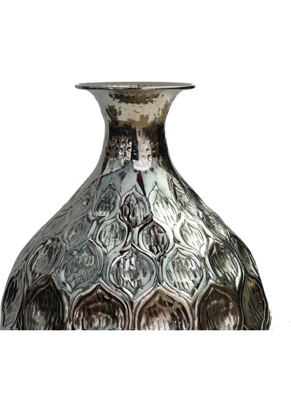 Geometrik Desenli Metal Vazo fiyatları