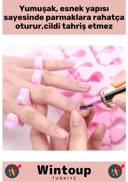 Özel Üretim Ultra Esnek Yumuşak Konforlu Cildi Tahriş Etmeyen Parmak Ayırıcı Manikür Pedikür Aparatı fiyatları