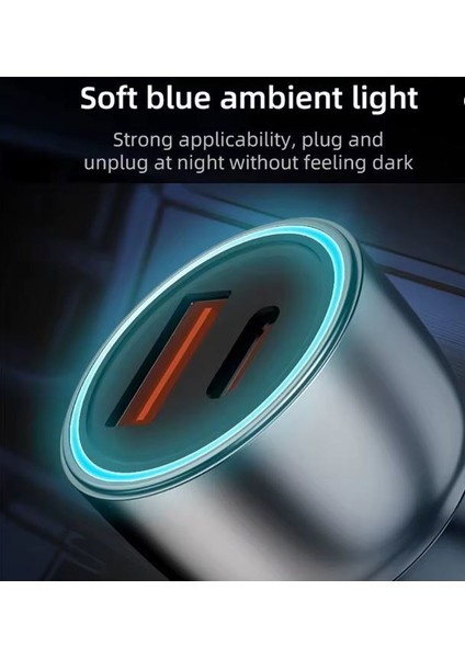 38W Type-C USB Araç Çakmak Şarjı Pd USB Universal Araç Şarj Cihazı