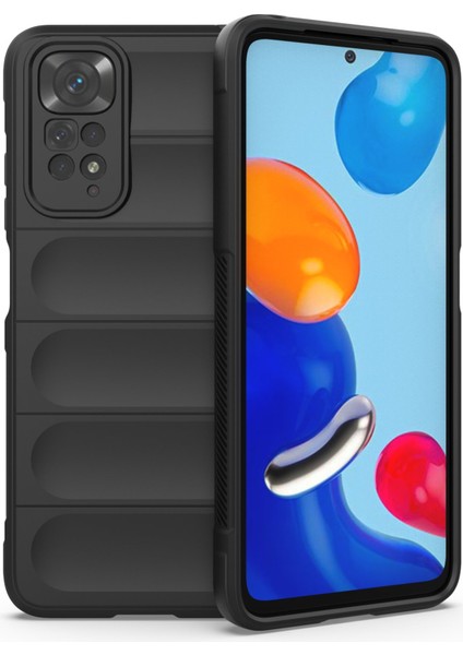 Xiaomi Redmi Note 11S Kılıf Optimum Silikon - Siyah Mrayd