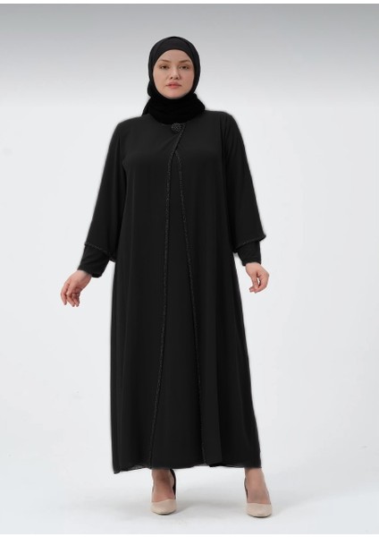 Benay Kadın Büyük Beden Şifon Anne Abiye modelleri