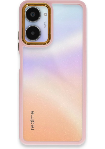 Realme 10 Pro 5g Kılıf Dora Kapak - Pudra Mrayd