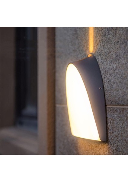 Elektrikle Çalışır, 24 Watt, 3000 Kelvin, IP65 Iç ve Dış Mekan LED Aplik, LED Bahçe Duvar Armatürü fiyatları