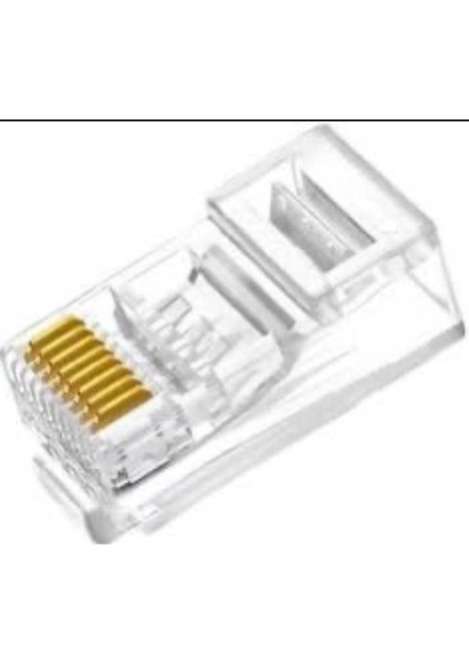 KONNEKTÖR(100 Adet) | 8P8C | Cat5/cat6 Uyumlu