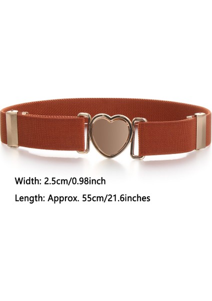 Moda Renkli Çocuklar Elastik Kemerler Ayarlanabilir Kız Elbiseler Bel Kemeri Streç Kalp Kemer Giyim Dekorasyon Aksesuarları (Yurt Dışından) fırsatları