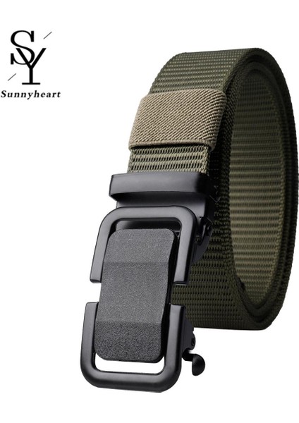 Sunnyheart Tokalı Kemer Ayarlanabilir Otomatik Askeri Web Taktik Kemer (Yurt Dışından)