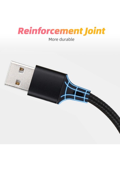 Ankndo 3 In 1 USB Kablosu Kısa Mikro USB Tip C Kablo iPhone 13 12 11 Samsung Xiaomi Cep Telefonu Şarj Aleti Kablosu Mini Tel (Yurt Dışından)