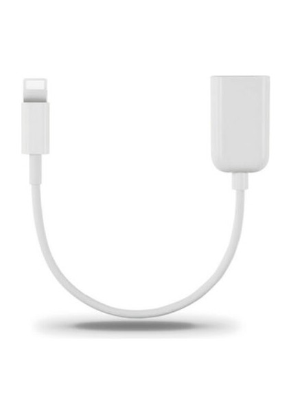 Apple Arayüzü Erkek - USB Dişi Otg Adaptör Kablosu Için Apple iPhone 5 5s 6 6s Plus 7 (Yurt Dışından)