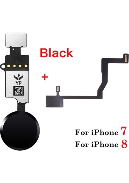 Ev Butoon ve Ev Dokunmatik Kimlik Dönüş Parmak Izi Düğmesi Anakart Bağlantı Konektörü Flex Kablo iPhone 6 6 S 7 8 Artı (Yurt Dışından)
