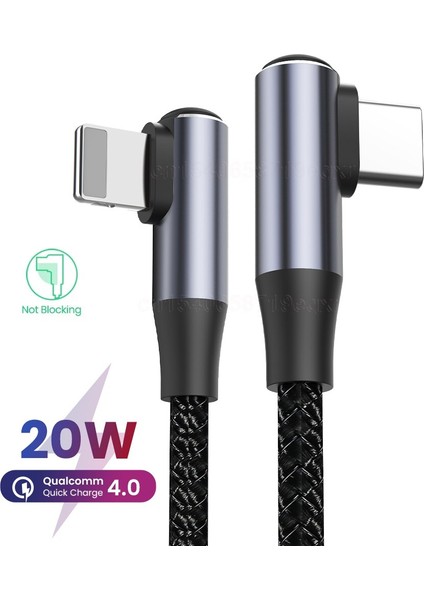 20W Pd USB Kablosu iPhone 13 12 Mini 12 11 Pro Max Yeni Se Xr Xs 3A Hızlı USB Tip C Ila 8pin Veri Kablosu iPhone Şarj Aleti Kablosu (Yurt Dışından)