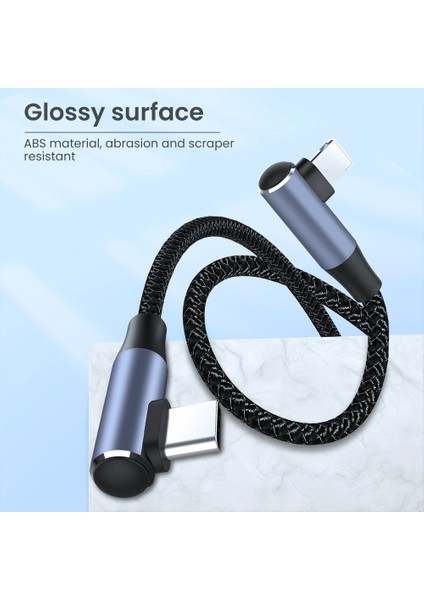20W Pd USB Kablosu iPhone 13 12 Mini 12 11 Pro Max Yeni Se Xr Xs 3A Hızlı USB Tip C Ila 8pin Veri Kablosu iPhone Şarj Aleti Kablosu (Yurt Dışından)