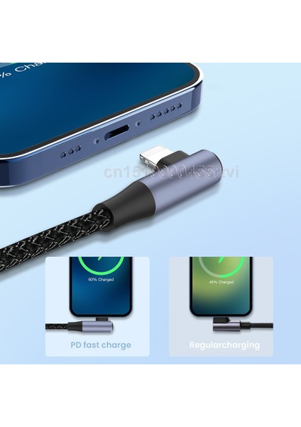 20W Pd USB Kablosu iPhone 13 12 Mini 12 11 Pro Max Yeni Se Xr Xs 3A Hızlı USB Tip C Ila 8pin Veri Kablosu iPhone Şarj Aleti Kablosu (Yurt Dışından)