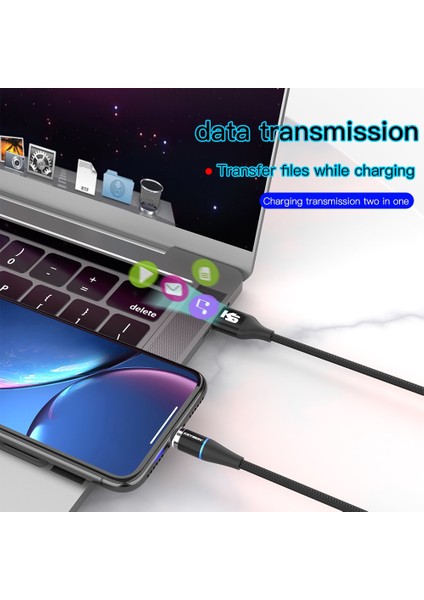 Keysıon 5A USB Tip-C Süper Hızlı Şarj Manyetik Kablo Için Huawei P30 Mate 20 Pro Onur 20 10I USB C Telefon Mıknatıslı Şarj Cihazı Tel (Yurt Dışından)