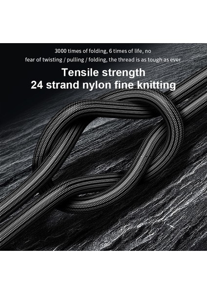 3A Hızlı Şarj USB Veri Kablosu 0.3/1/1.5 M USB A'dan 8 Pin'e Kablo iPhone Şarj Cihazı Naylon Örgü Kablosu iPhone 14 13 12 Pro Max (Yurt Dışından) fırsatları