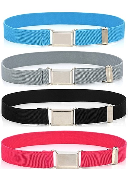 Ayarlanabilir Kemer Çocuk Çocuk Streç Elastik Kanvas Kemer Kolay Tokalı Kemer (Yurt Dışından) fiyatları