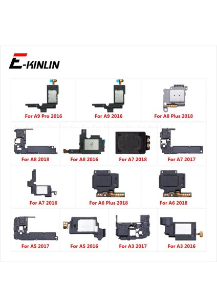 Arka Alt Hoparlör Buzzer Zil Hoparlör Flex Kablo Samsung Galaxy A9 Pro A8 A6 Artı A7 A5 A3 2018 2017 2016 (Yurt Dışından)