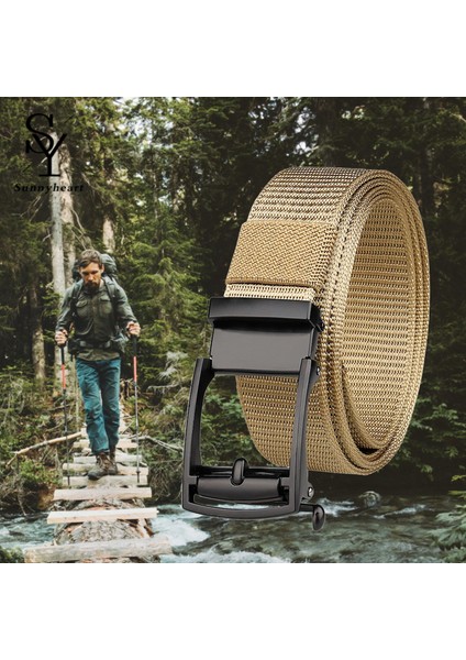 Sunnyheart Erkek Kemeri Giymeye Uygun Örme Otomatik Pim Tokalı Erkek Kemeri (Yurt Dışından) indirimleri