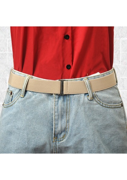 Ayarlanabilir Boyutu Kemer Kadın Erkek Görünmez Kemer Elastik Bant Bel Kemeri No Show Esnek Kemer Kot Pantolon Kemer Cinturon Mujer (Yurt Dışından) fiyatları