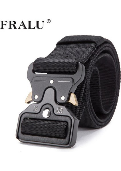Fralu Sıcak Erkek Taktik Kemer Askeri Naylon Kemer Açık Çok Fonksiyonlu Eğitim Kemeri Yüksek Kayış Ceintures (Yurt Dışından)