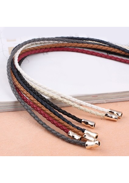 Kadınlar Uzun Bel Halat Düz Renk Ince Bel Zinciri Elbiseler Kadın Örgülü Bel Kemeri Basit Kemer Bayan Saç Aksesuarları (Yurt Dışından) modelleri