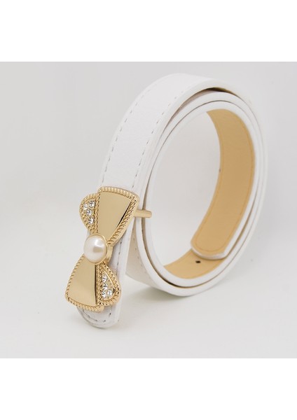 2022 Yeni Çocuk Kemeri Moda Eğlence Tasarımcısı Erkek ve Kız Çocuk Kemeri Kovboy Kemerleri Kot Saf Renk Bel Kemeri (Yurt Dışından) fırsatları